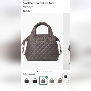 MZ Wallace Small Sutton Deluxe Tote in Magnet
